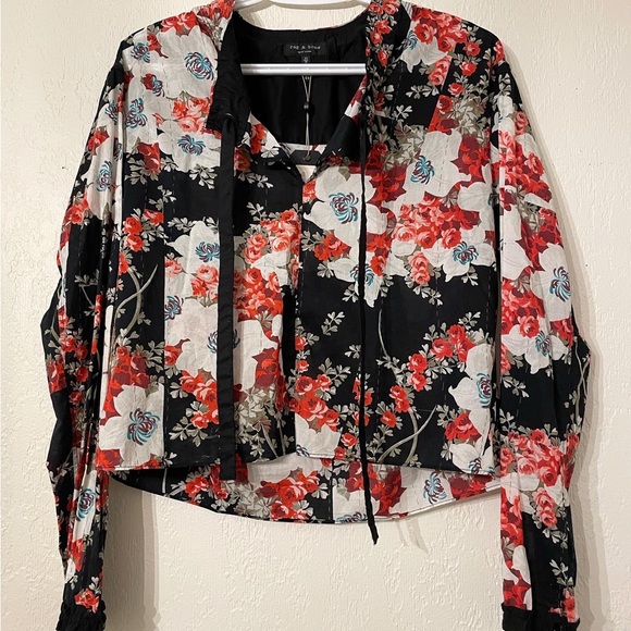 rag + bone verna floral top NWT - Picture 2 of 8